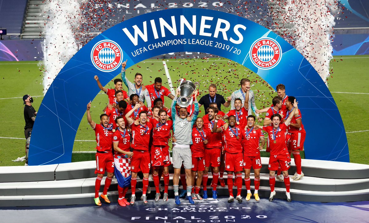 JilshieFCB's tweet photo. Bayern Munich needed just £90m to win a sextuple

Manchester City needed £1.074b to win a treble 

It’s sad that this is the way that football is headed… https://t.co/qSiFGH3gHF