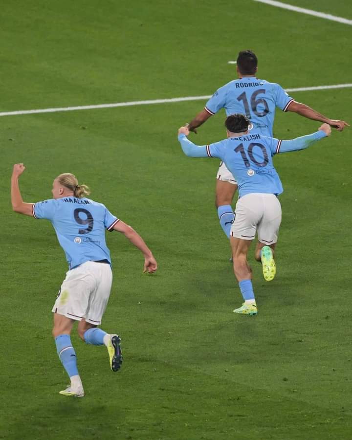 KelilAnwarA's tweet photo. Manchester City, UEFA champions of 2023 https://t.co/ImwWZ9GiAL