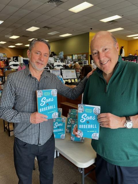 Thank you Kenny Sarfin of @booksngreetings in Northvale for hosting me today to sign my new book, 'Sons of Baseball: Growing Up With a Major League Dad,' published by @RLPGBooks. Makes a great Father's Day gift!
