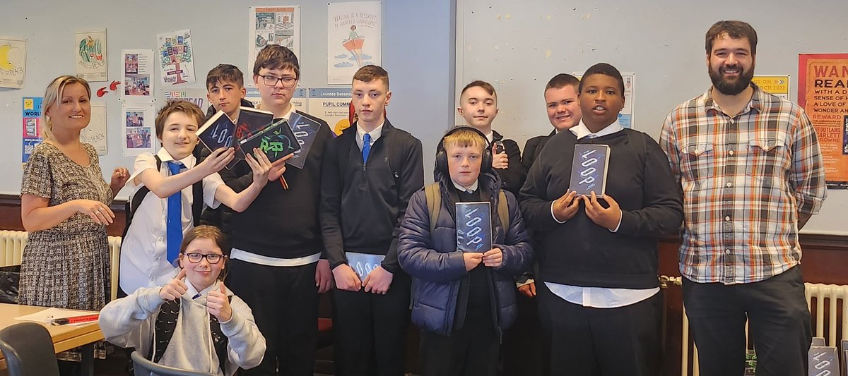 LibLourdes's tweet image. Ben Oliver's 2nd #WeeWrite session @LourdesSec was with Learning Zone S2 to S6 pupils. They really engaged with the #CharacterDescription &amp;amp; #WorldBuilding activities, &amp;amp; shared their own #CreativeWriting with him.