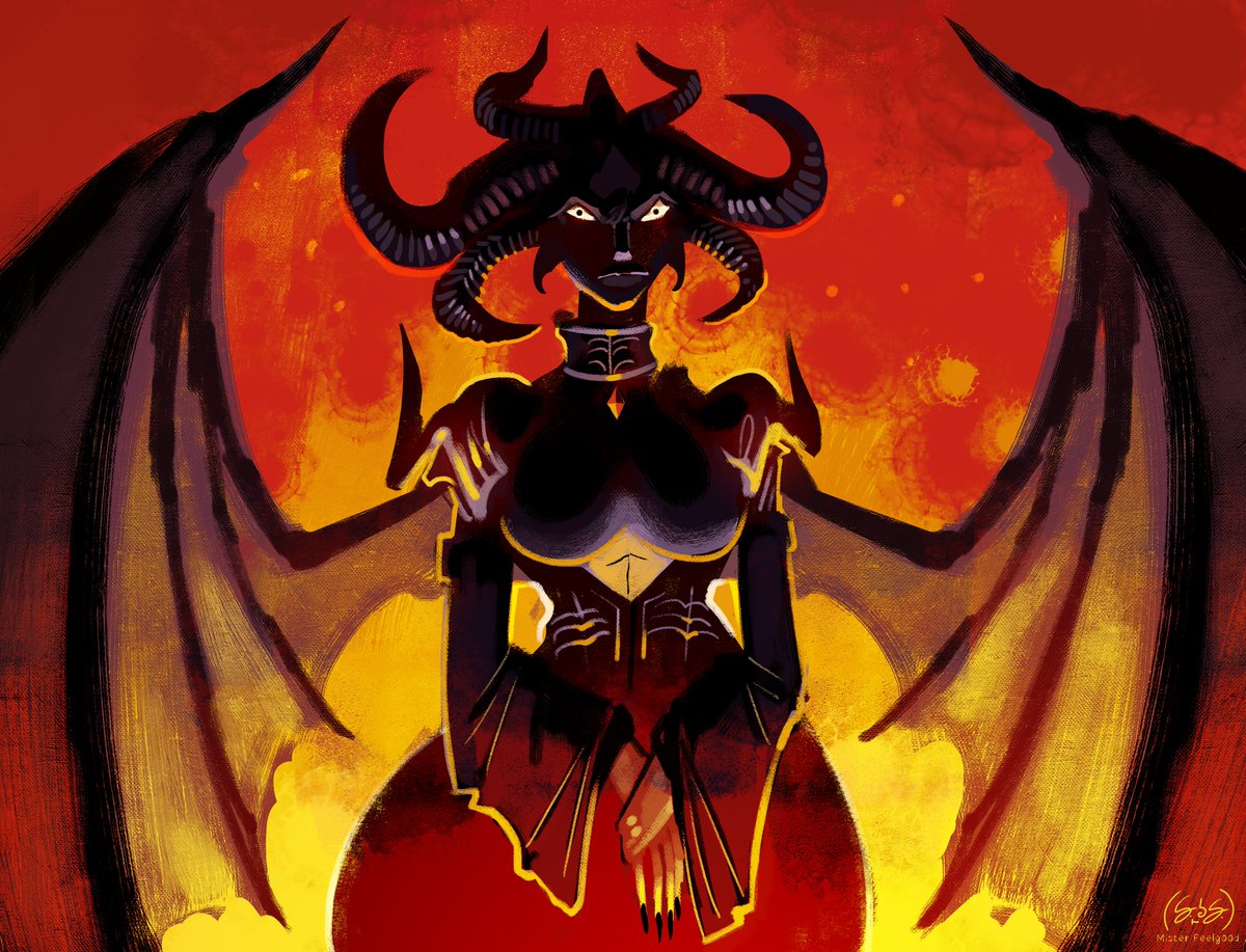 JackGhigo's tweet photo. Soooo...how is this new #Diablo?
Looks cool but I got trust issues with new games
Lilith's design is badass, here is some fanart
.
.
#DiabloIV #Diablo4 #DiabloFanArt #LilithIsComing #horror #videogames https://t.co/nmPcwzwGse