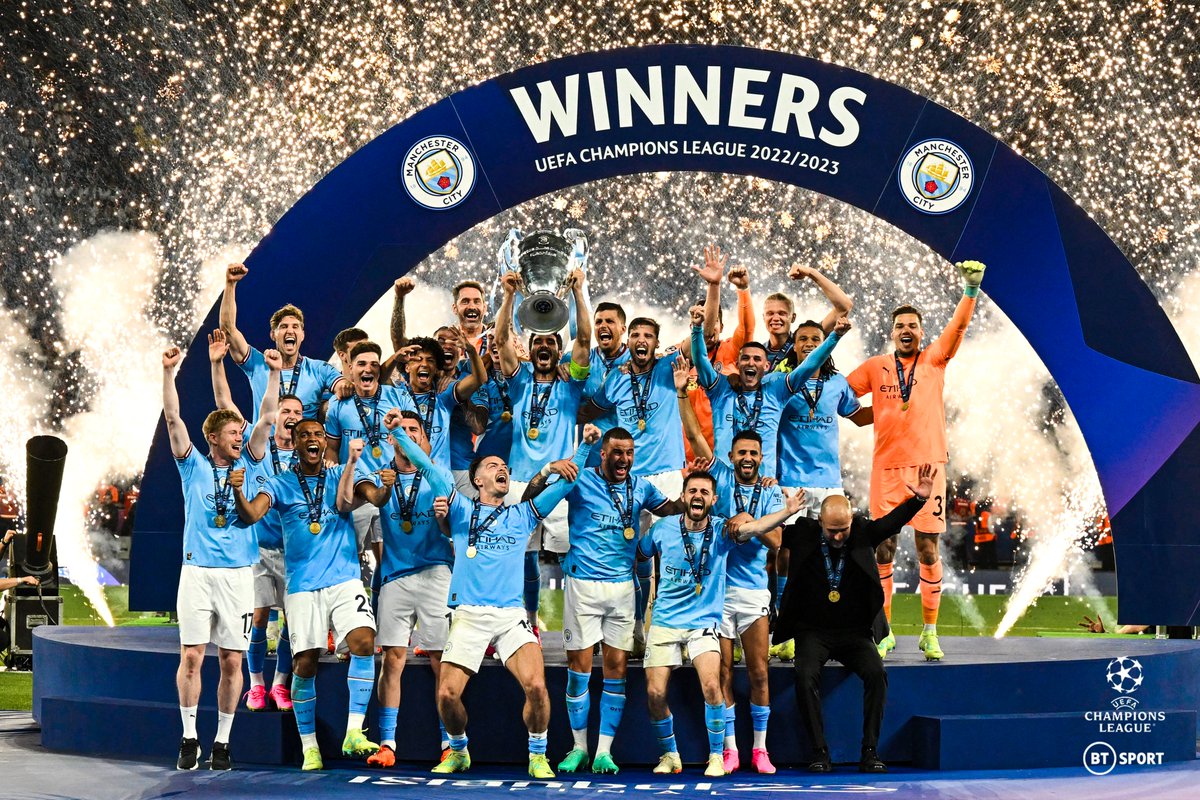 For the first time in their history...

Manchester City are Champions of Europe 🏆