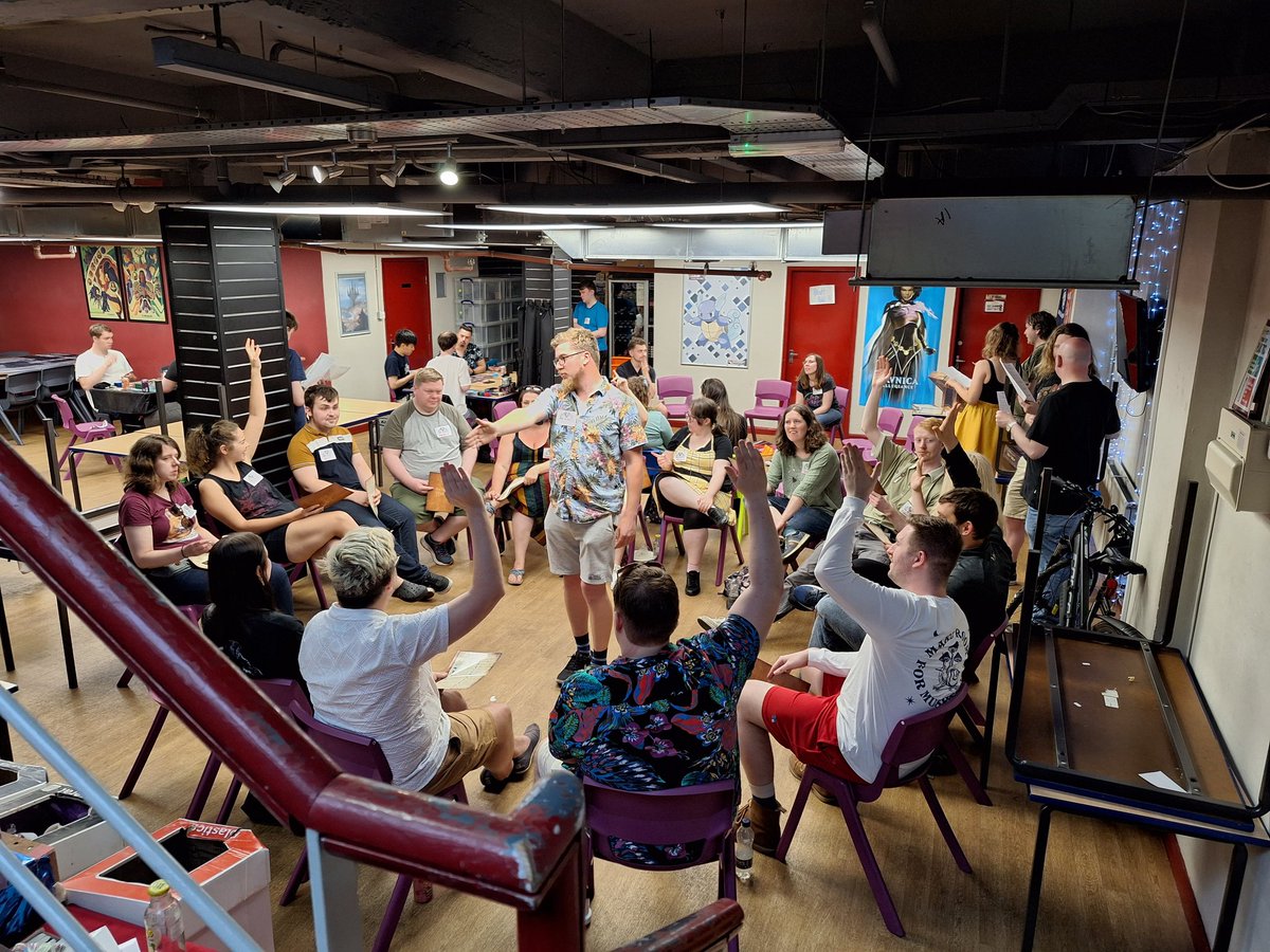 Another fun evening of Blood on the Clocktower with 2 towns on the go tonight in Manchester 😊 😊