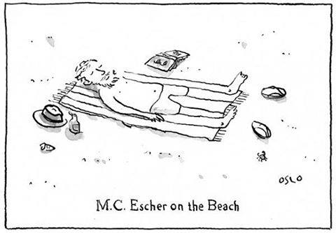 Escher on the beach x OSLO