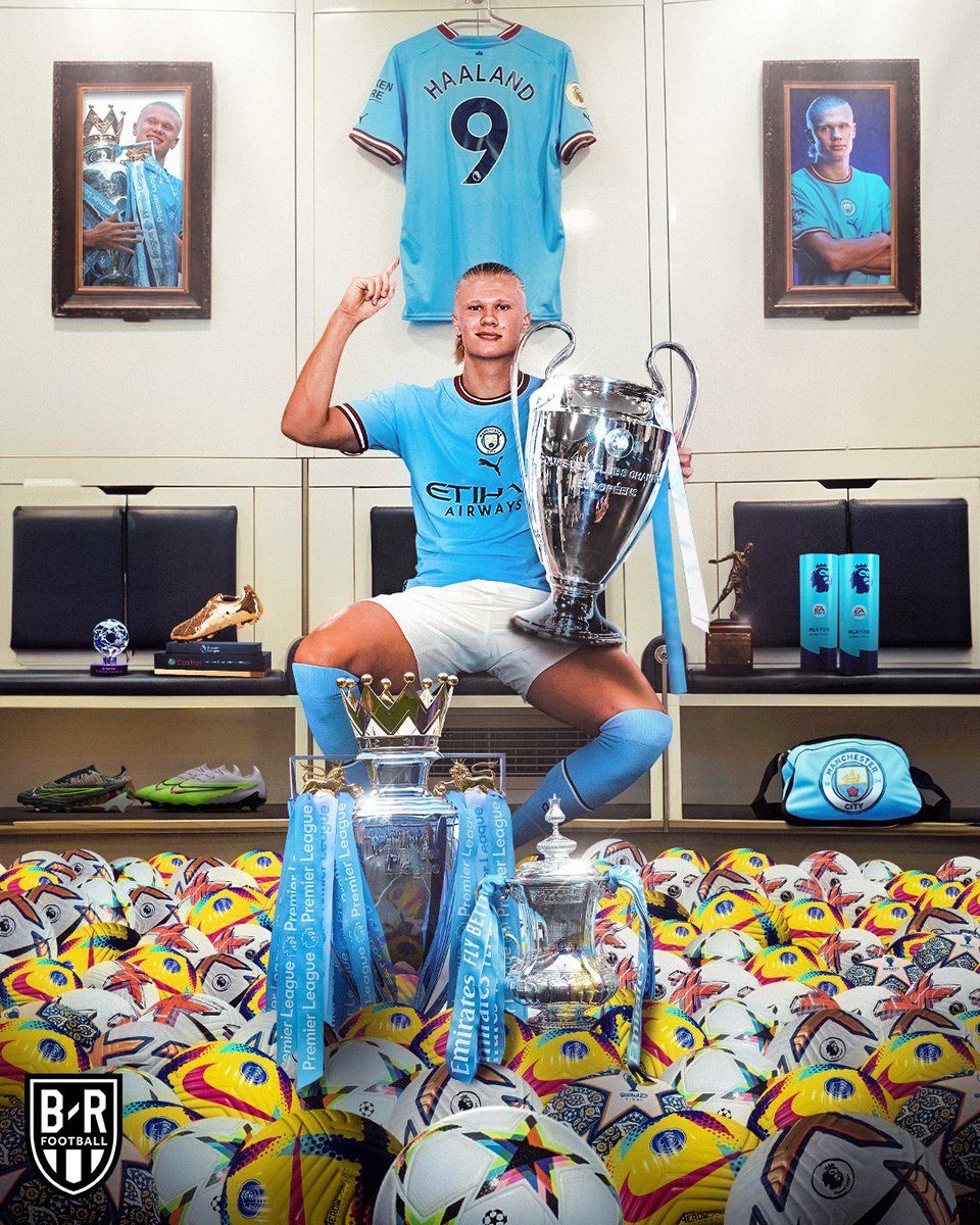 Erling Haaland wins the treble in his first season with City. 

It's what they signed him for 😤