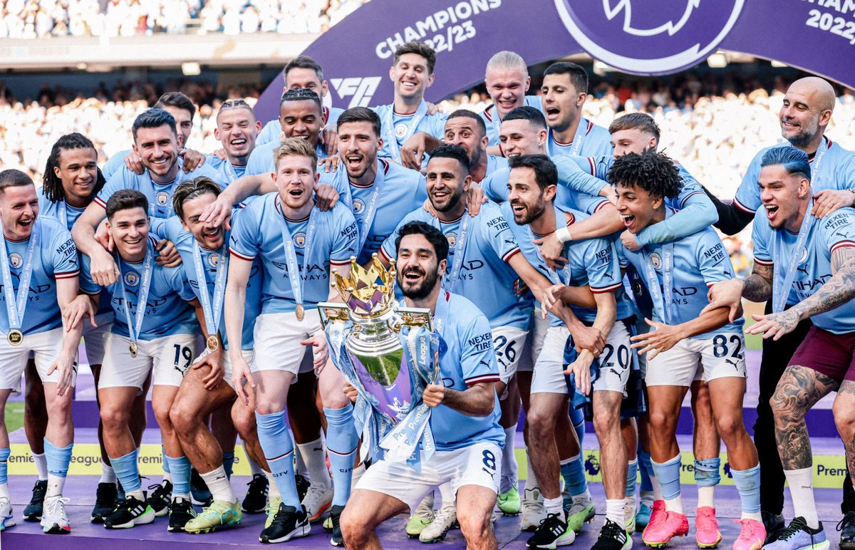 City_Chief's tweet photo. THE TREBLE WINNERS! 🏆🏆🏆 https://t.co/cyF3UQuuDV