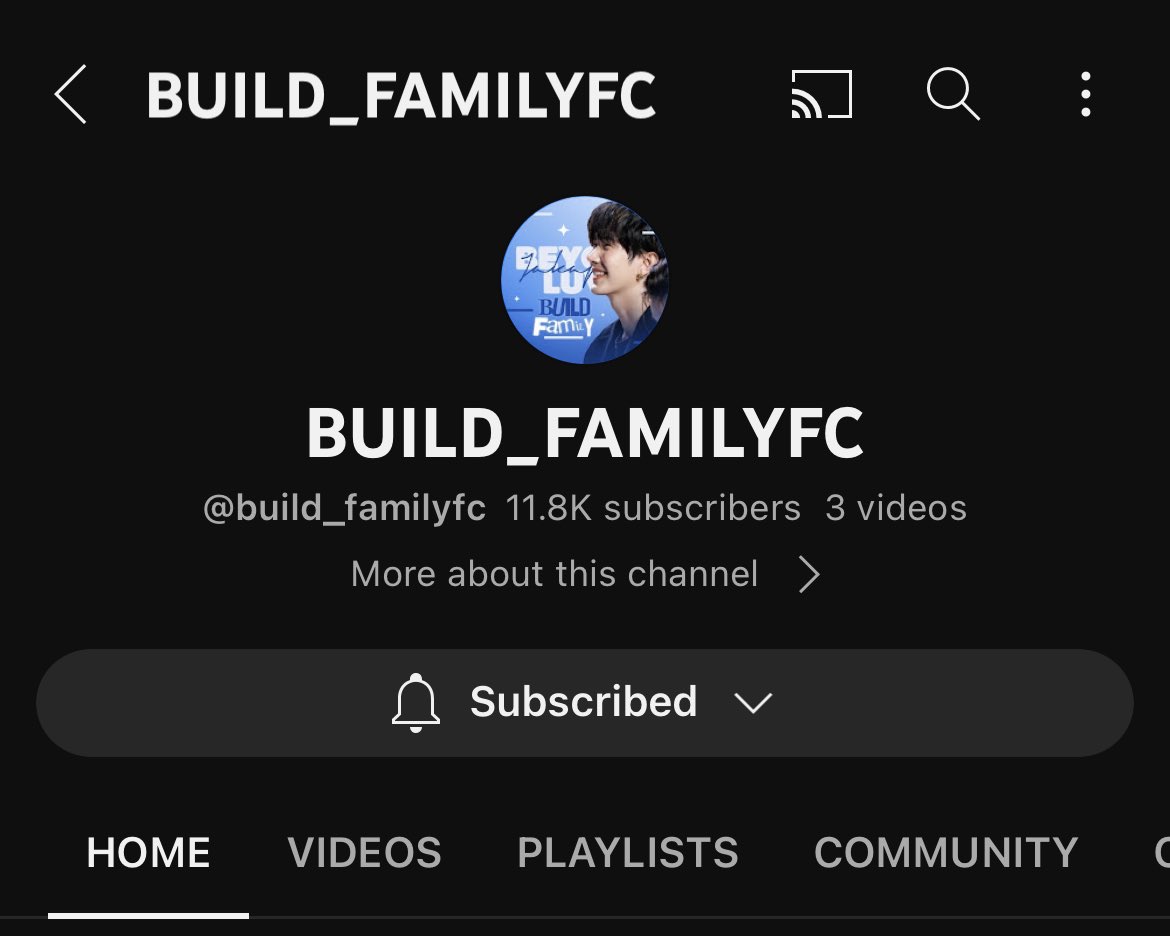 ❣️PREPARATION FOR LIVESTREAMING

Yet another important and special day for every #Beyourluve 🦋. For luves who couldn’t make it to 🇹🇭 physically, make sure to stream it LIVE on YouTube.  

✅ FOLLOW our Fam FC 
youtube.com/@build_familyfc

✅ make sure to watch the live stream…
