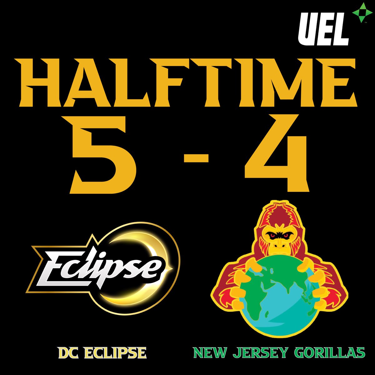The_dc_eclipse's tweet photo. Half! Gorillas keeping it close but we pulling ahead when we get back!
#dceclipse #gaming #esports https://t.co/Gmqgl4fKl1