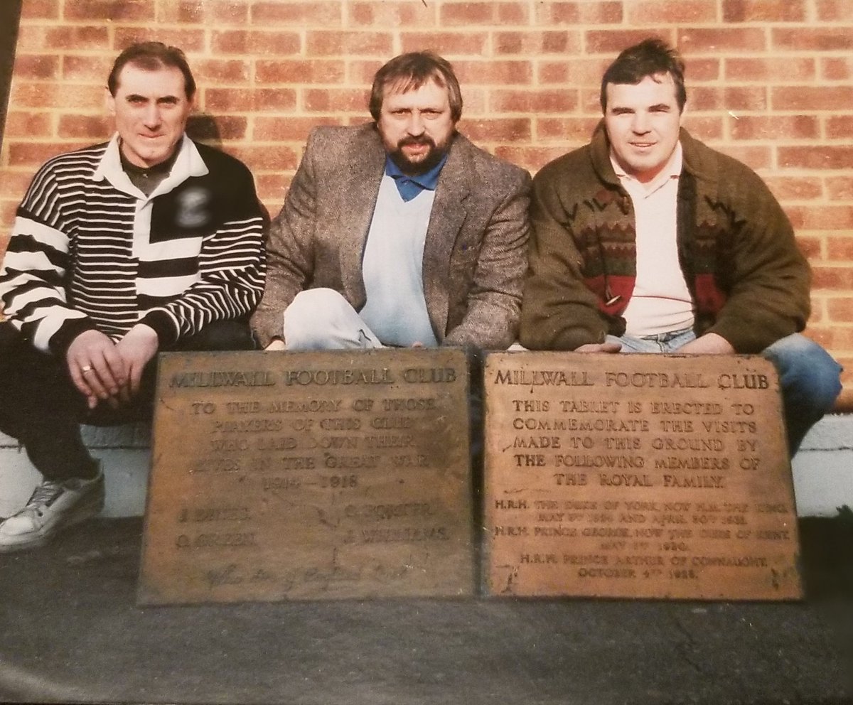 MillwallMuseum's tweet image. @richard78512132 three of the founders back in 1994 Richard Lindsey, Dave Sullivan and Chris Bethell. #FootballHistory #MillwallMuseum 💙💙🦁🦁