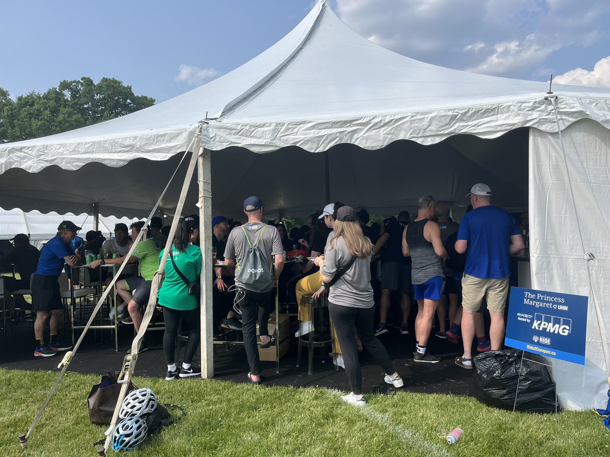 BridgeGap1's tweet image. 100+ kms done on Day 1 for the @theride2conquer! Now for some Camp festivities @McMasterU and early to bed! #Ride2Conquer #WhyWeRide