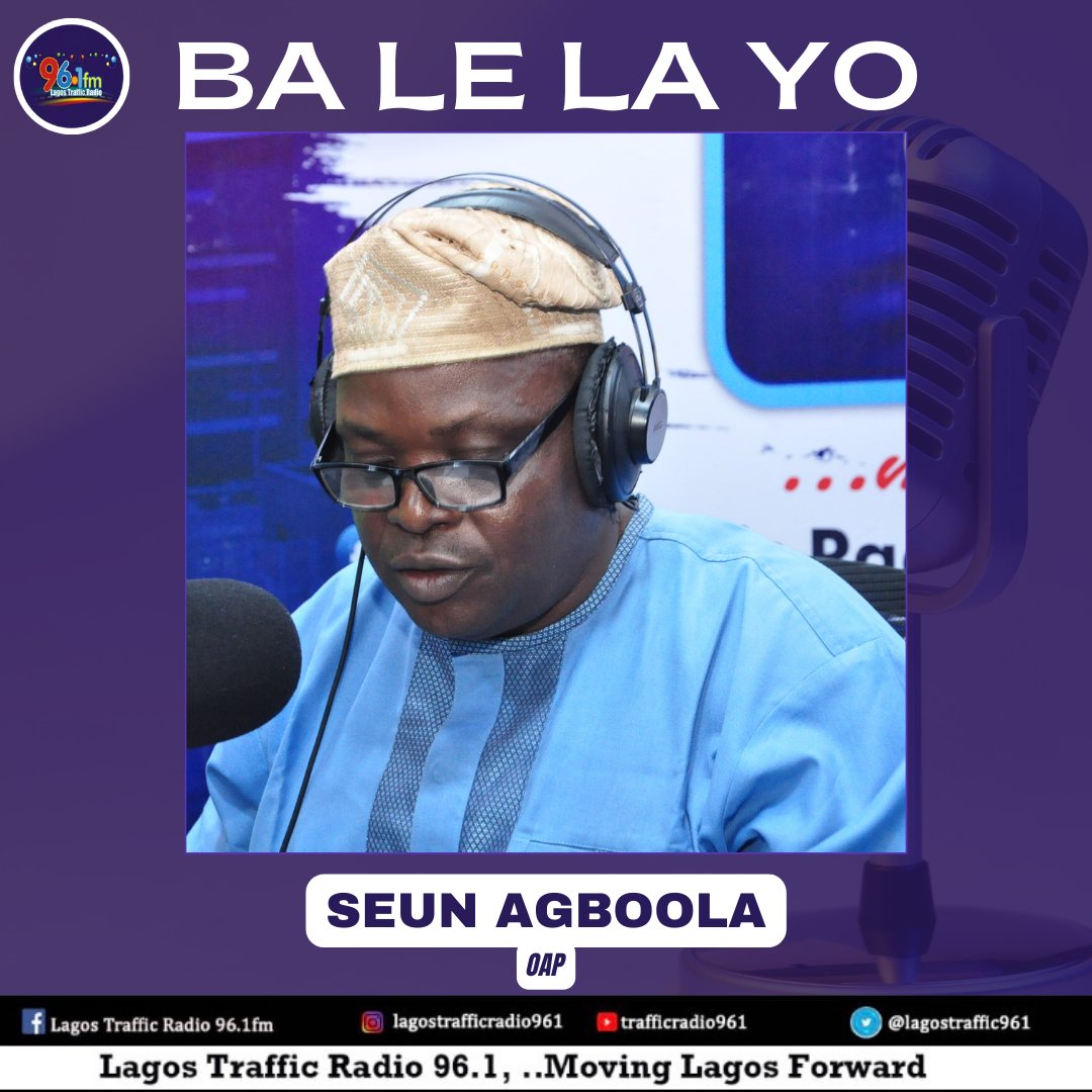 Lori Eto BALELAYO pelu Seun Agboola.

#SolvingLagosTraffic 
#TrafficRadioUpdates 
#ForAGreaterLagos 
#LTRshows 
#LTRradio