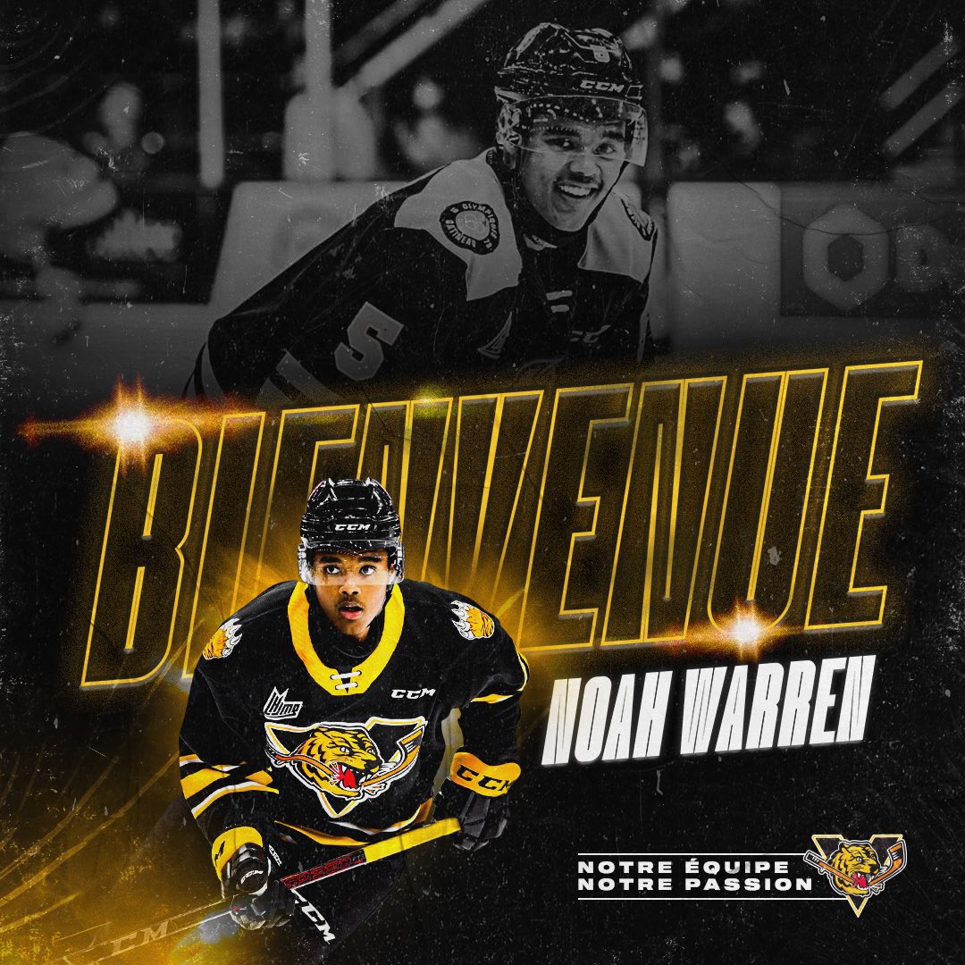 Les couleurs des Tigres te vont à merveille, Noah Warren ! 😈

#GoTigresGo