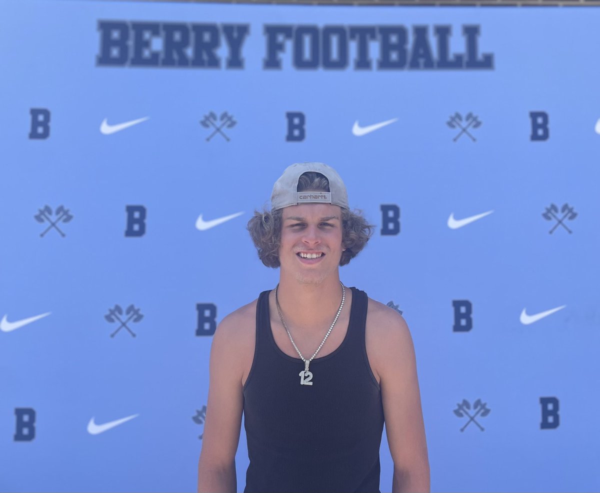 Jensen Goble (@jensengoble12) on Twitter photo Blessed to be able to compete <a href="/BerryFootball/">Berry Football</a>. Thank you for an amazing camp and the support from all the coaches! <a href="/CoachMasters/">Nate Masters</a> <a href="/Coach_MikeKash/">Mike Kashurba</a> <a href="/CoachT4L/">Coach Tone.</a> <a href="/coach_craw/">Ryan Crawford</a> <a href="/coachjallday6/">Coach A. Johnson</a> <a href="/CoachPLeone/">Pat Leone</a> <a href="/BCCoachK/">Tony Kunczewski</a> <a href="/CoachBelfiori/">JORDAN BELFIORI</a> <a href="/Coach_RMattison/">Ryan Mattison</a> <a href="/Coach_Mende/">Mike Mendenhall</a> Blessed to be able to compete <a href="/BerryFootball/">Berry Football</a>. Thank you for an amazing camp and the support from all the coaches! <a href="/CoachMasters/">Nate Masters</a> <a href="/Coach_MikeKash/">Mike Kashurba</a> <a href="/CoachT4L/">Coach Tone.</a> <a href="/coach_craw/">Ryan Crawford</a> <a href="/coachjallday6/">Coach A. Johnson</a> <a href="/CoachPLeone/">Pat Leone</a> <a href="/BCCoachK/">Tony Kunczewski</a> <a href="/CoachBelfiori/">JORDAN BELFIORI</a> <a href="/Coach_RMattison/">Ryan Mattison</a> <a href="/Coach_Mende/">Mike Mendenhall</a>