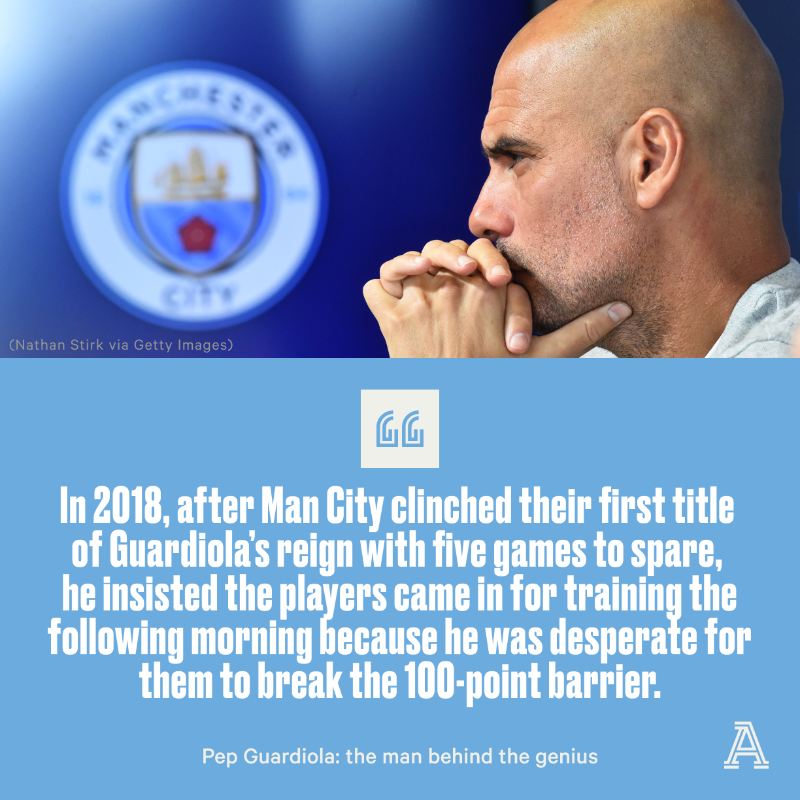 TheAthleticFC's tweet photo. Demanding.
Inspiring.
Exhausting.
Meticulous.

A genius.

This is Pep Guardiola, the man.

📝 @SamLee