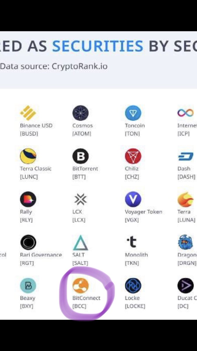 PapyVanPinapple's tweet photo. @SatoshiFlipper So bitconnect is a security now but was a scam?  Let’s go Gary! https://t.co/rBHERGDj9E