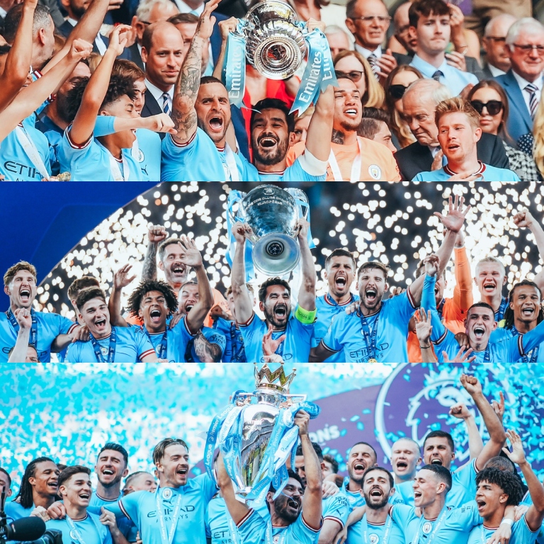 InvictosSomos's tweet photo. Campeones de la Premier League, campeones de la UEFA Champions League y campeones de la FA Cup. Triplete consumado. LA TEMPORADA PERFECTA.