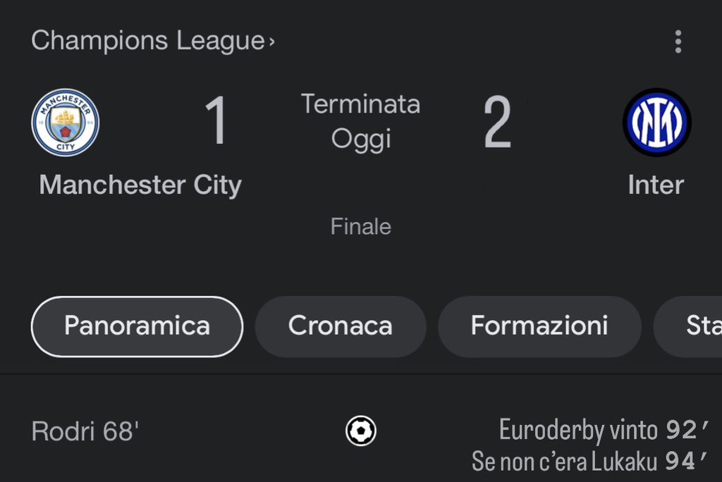 lo sapevo che sarebbe finita così…