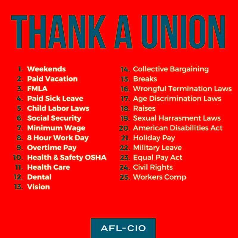 Marc_Perrone's tweet photo. Enjoying the Weekend?

Thank a Union Member!

🇺🇸🇨🇦🇺🇸🇨🇦🇺🇸🇨🇦🇺🇸

#1u #canlab #UnionStrong https://t.co/b0ebNYTr6u