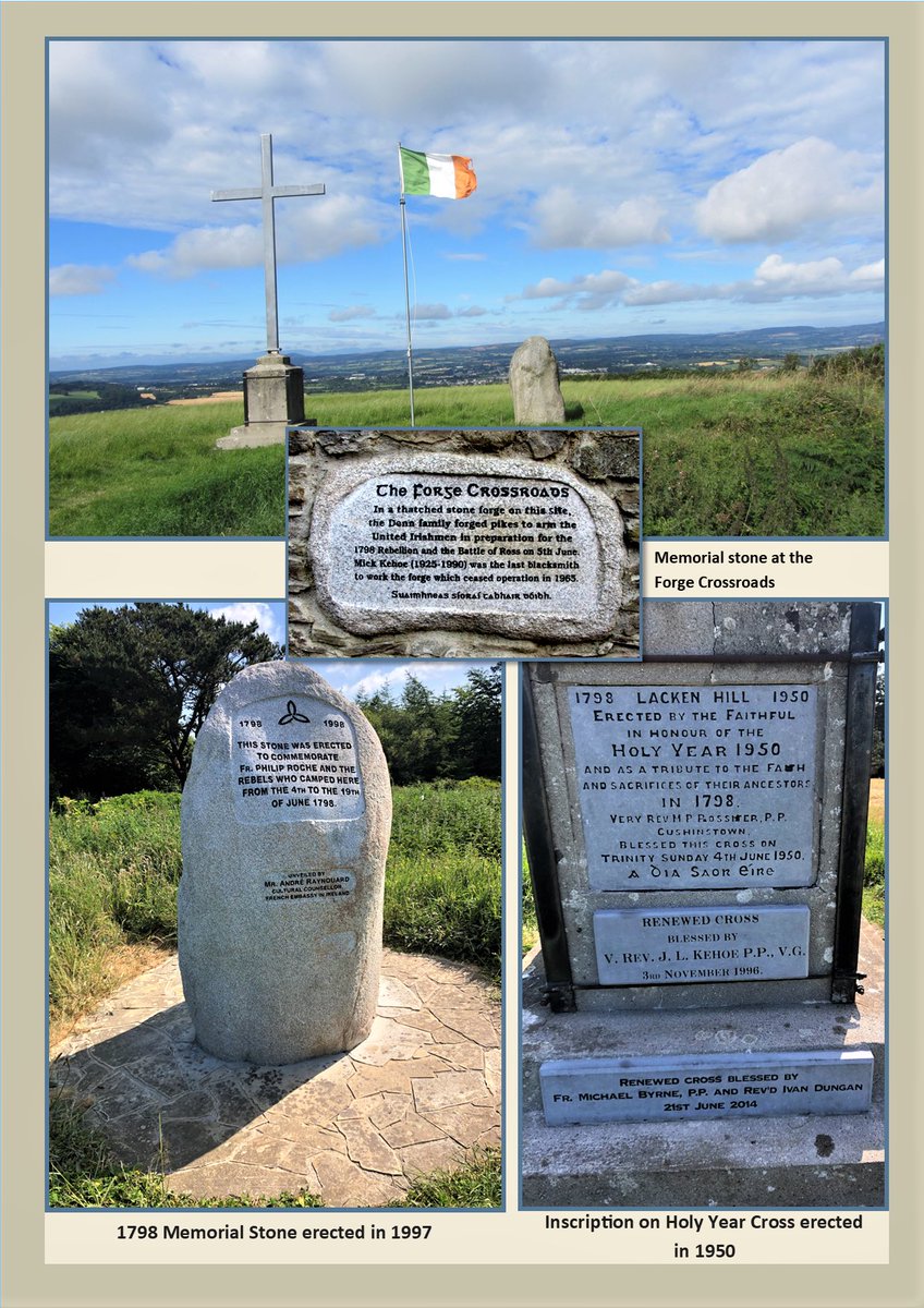 LackenHillTrail's tweet photo. Join us on Sun 18th June to commemorate the 225th anniversary of 1798 on Lacken Hill. Dress as a rebel, don your pike &amp; caibín &amp; walk in the footsteps of our forefathers to the hilltop for this special occasion. All welcome.

#Rebellion225 #LackenHill #NewRoss #Wexford https://t.co/Q306r1gMYd