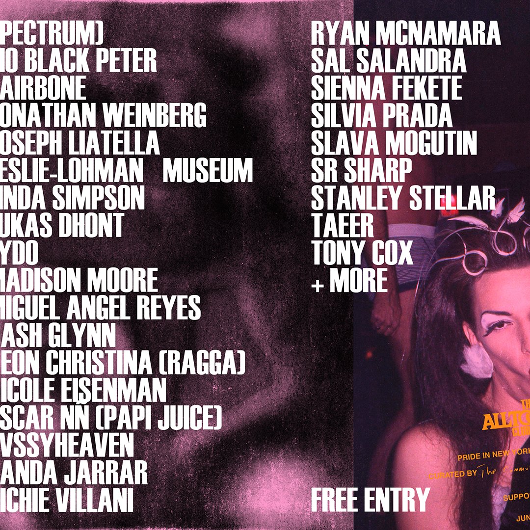 Hey NY, we’re getting the gang back together again for #TheAllTogetherClubhouse!

An independent continuation of #AllTogetherShow, the AllTogether Clubhouse exhibition is co-curated by #TheCommunityParis &amp; Tom of Finland Foundation, supported by <a href="/DIESEL/">Diesel</a>.

bit.ly/ATCH2023