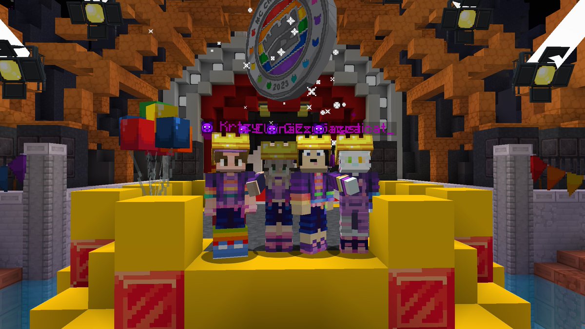 👑Your MCC Pride 23 Winners are Purple Pandas! 👑

<a href="/Krtzyy/">Dave Kratzy</a> <a href="/mysticatLIVE/">NOT mysticat</a> <a href="/ElainaExe/">Ela 🌱</a> <a href="/GizzyGazza/">Gizzy Gazza</a>

It's been a mega event, just one more thing before we bolt off... 🏹