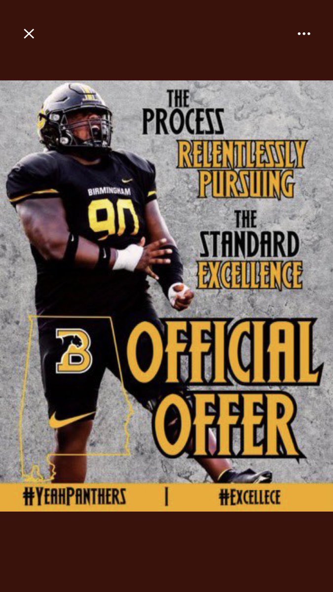 Blessed to receive an offer from <a href="/BSCFootball/">BSC Football</a> <a href="/CoachColeyBSC/">Court Coley</a>