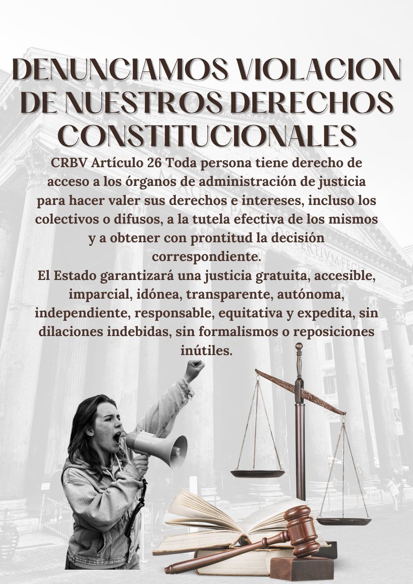 afectadosclv's tweet photo. @TarekWiliamSaab @NicolasMaduro @TSJ_Venezuela @IGTaldia @afectadosclv2021 @KarimKhanQC @TarekWiliamSaab 
#Victimas demandantes ante TSJ denunciamos Denegación de justicia y violación de nuestros derechos constitucionales, Caso la Venezolana 16-694, 9 años esperando Audiencia. https://t.co/LoIR4ysFDe