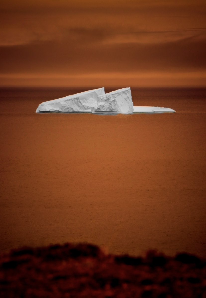 A little different edit highlighting the iceberg we saw on our hike last evening.
Skerwink Trail.
