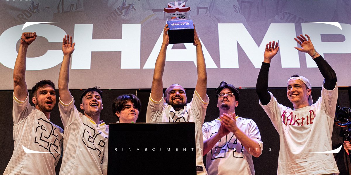 There were many questions, many doubters and the team proved them all wrong. 

Online, on LAN, it doesn't matter.
WE ARE THE ITALIAN CHAMPIONS ONCE AGAIN! 🏆🇮🇹

#VALRinascimento #Sognatori
