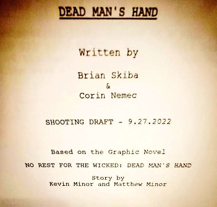 Just watched a trailer for #DeadMansHand 🧨💥 #brianskiba did a fantastic job!!!

Based on #NoRestForTheWicked by @SourcePtPress and #directed by @Skibavision this #western is going to be a classic. #StephenDorff #ColeHauser #JackKilmer 🙏