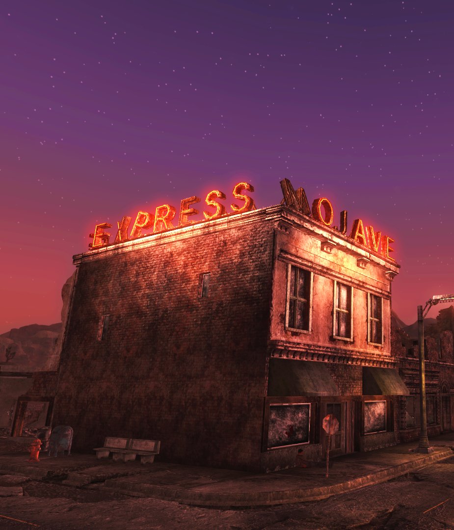 Casual return after nearly 3 months, lets kick it back with some Mellow Mojave vibes. It's the Sleepiest Courier Service around. 
#FalloutNewVegas #VirtualPhotography