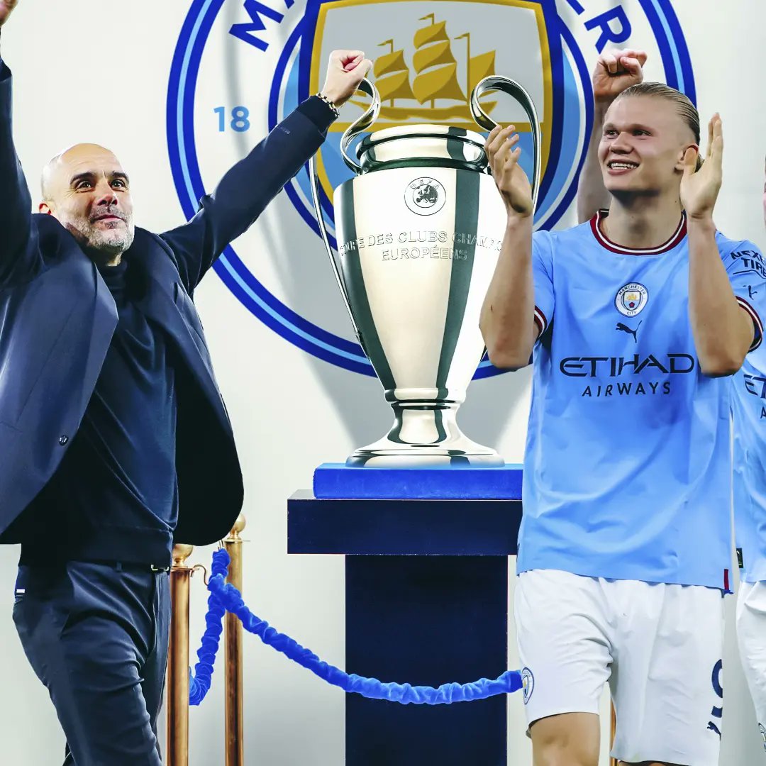 cornerkicks365's tweet photo. MANCHESTER CITY WIN THE CHAMPIONS LEAGUE FOR THE FIRST TIME IN CLUB HISTORY 🏆
#ChampionsLeague 
#UCLFinal2023 https://t.co/5umFjPOIMy