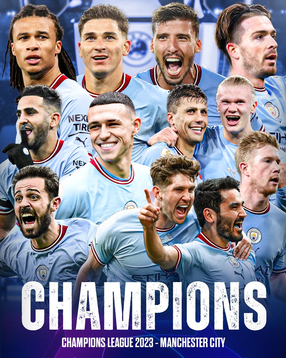 xcel_Bablu's tweet photo. Congratulations Manchester City. https://t.co/mr5pBvjoZ8