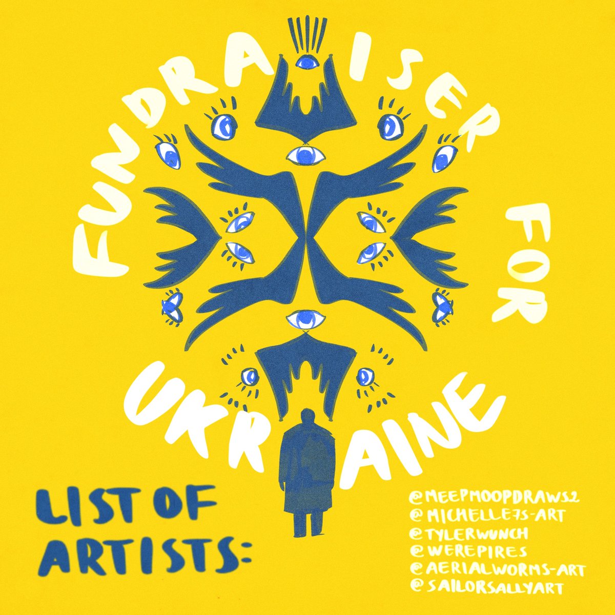 sailorsallyart's tweet photo. Here are the last 6 on our impressive list of 46 artists participating in the SPN art raffle for Ukraine! Artist signups are now closed. Thank you to everyone who signed up 💙💛

Those who donated can enter the raffle to win a commission here: https://t.co/OTk3eaAhIF
#spnfamily https://t.co/8hIqEHymCN
