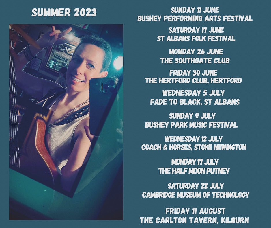 lauradannan's tweet photo. Looking forward to some summer gigs ! 😍🌳🎶🌞🎸 https://t.co/4K3FirmZ3r