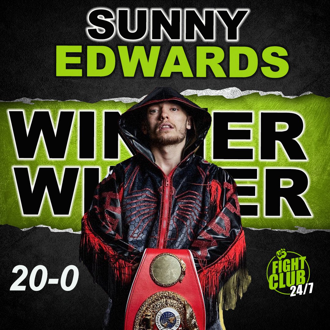 .  @SunnyEdwards retains his IBF Flyweight World Title after beating Andres Campos by unanimous decision (117-111x3)

Campus had a good first round and you're thinking this could be close. But Sunny just showcased his skills and outclassed the tough Chilean.