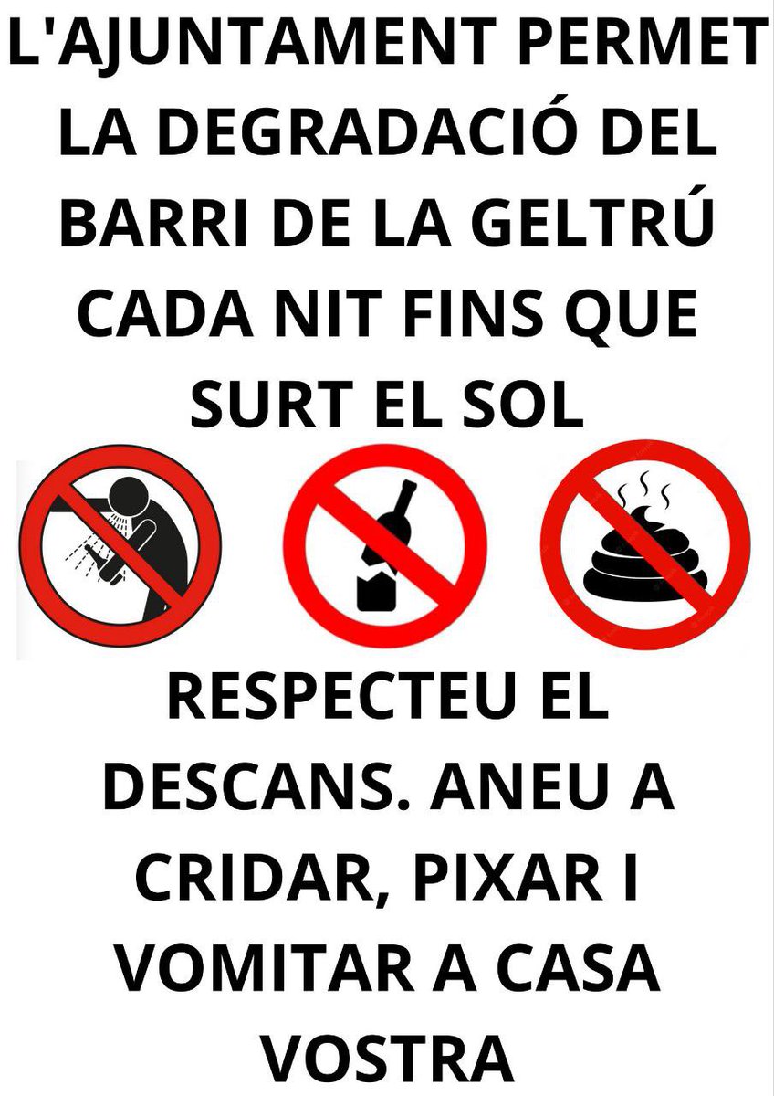 RGese's tweet image. Acaba el Corpus i comença la nit … varis dies de brigada netejant el barri…. Amb una mica de sort aquesta nit no hi haurà sang …. O si ?? 
@ajuntamentvng @eixdiari @canalblau 
#dormirem? #nodormirem? #novolemsoroll @volemdormir #novolembaralles #quenotrequinmesvidres