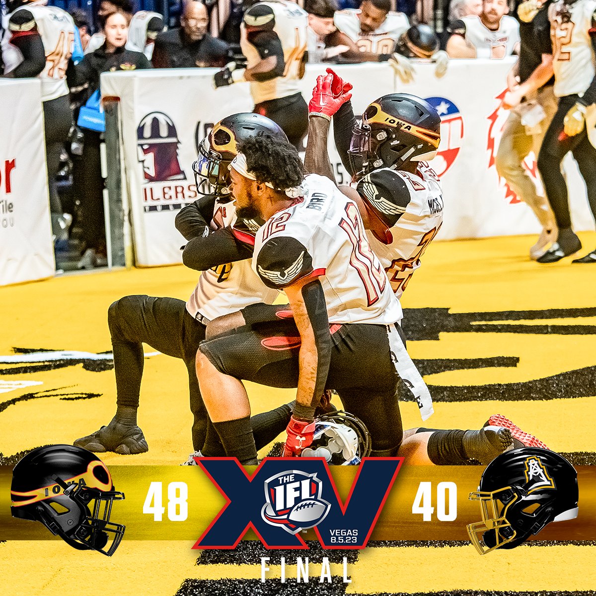 Indoor Football League on Twitter "The Iowa Barnstormers take down the Tulsa Oilers! Iowa is