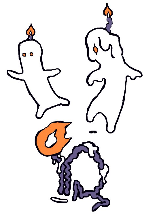 cetcil's tweet photo. candle monsterr https://t.co/QxCZ3vF5WG