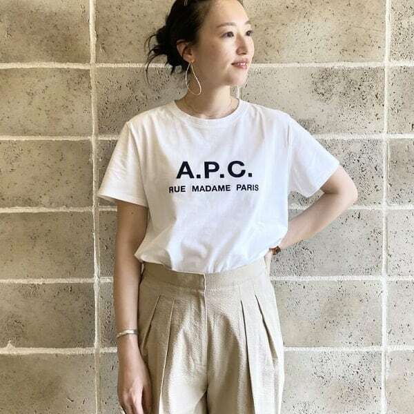 A.P.C×Demi-Luxe BEAMS 別注 rue madame Tシャツ