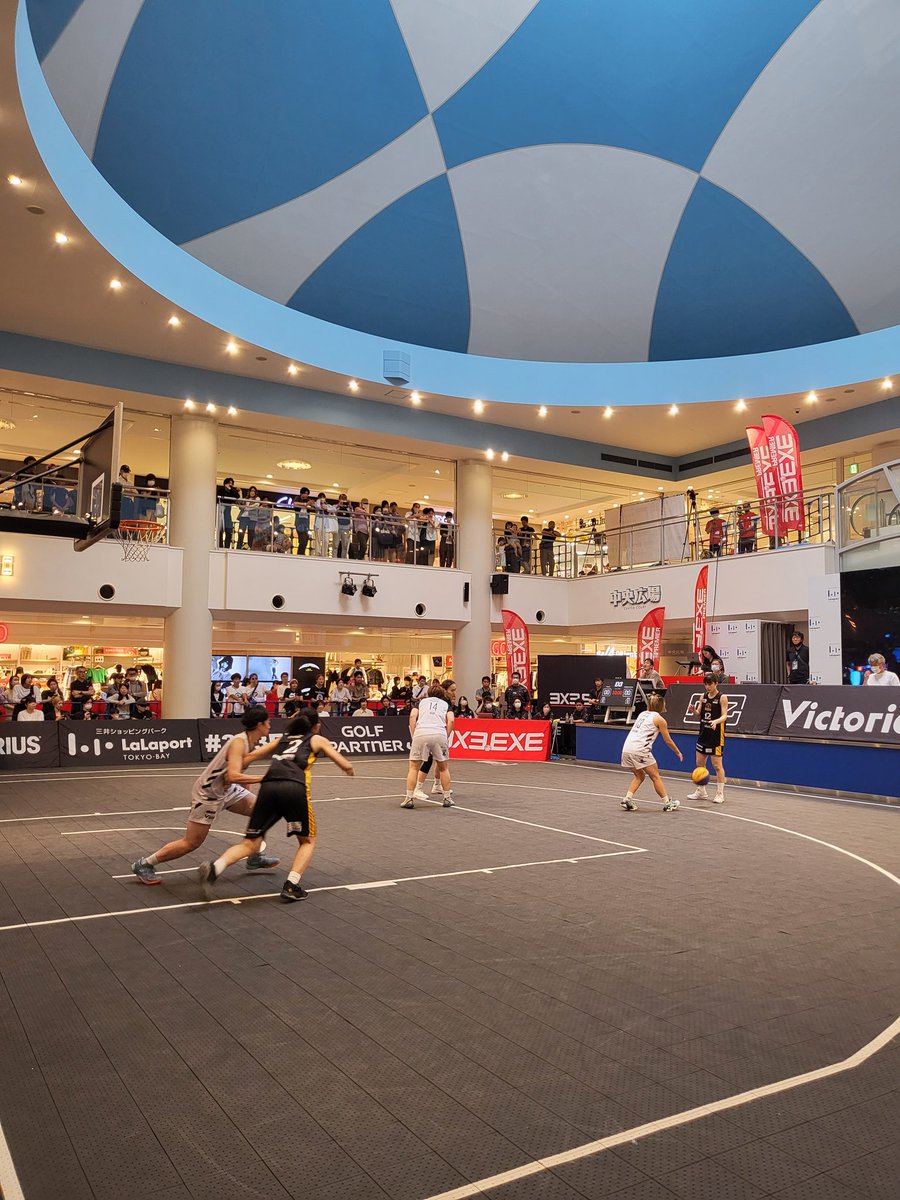 IncPele's tweet photo. 名古屋からトンボ返りで船橋！！
3x3.exe premier 女子開幕です！！

@3x3league 
#3x3 https://t.co/AIb5IrMSiP
