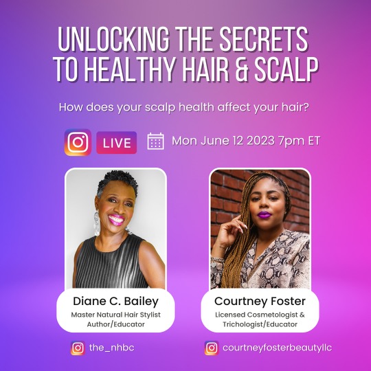 ManeMoves's tweet image. If you're experiencing #ScalpIssues you won't want to miss this important IG Live on Mon, Jun 12 at 7pm ET with the #NaturalHair Style &amp;amp; Braid Coalition and #CourtneyFosterBeauty!  #scalpanalysis @Emerge_nbia