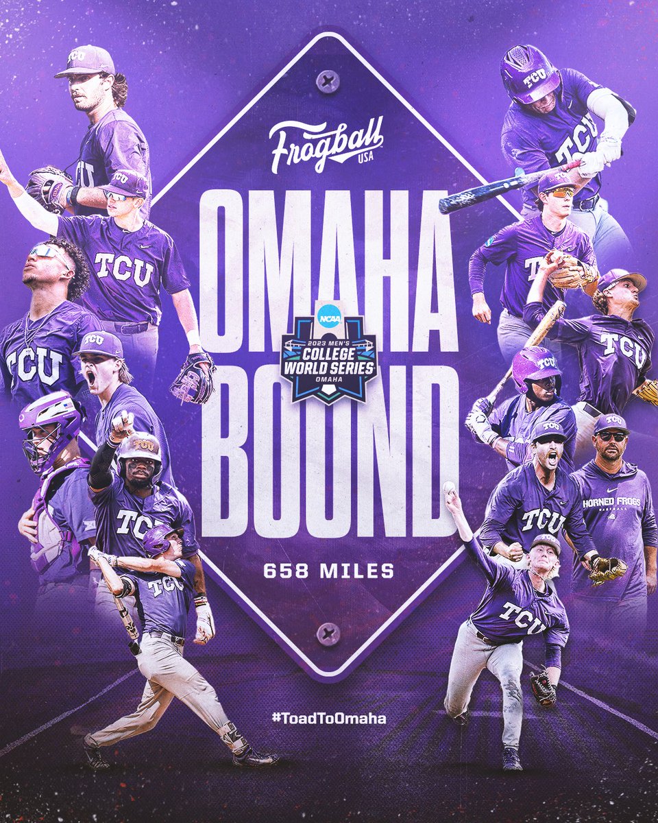 THE FROGS ARE GOING BACK TO OMAHA!!! #FrogballUSA | #GoFrogs | #MCWS