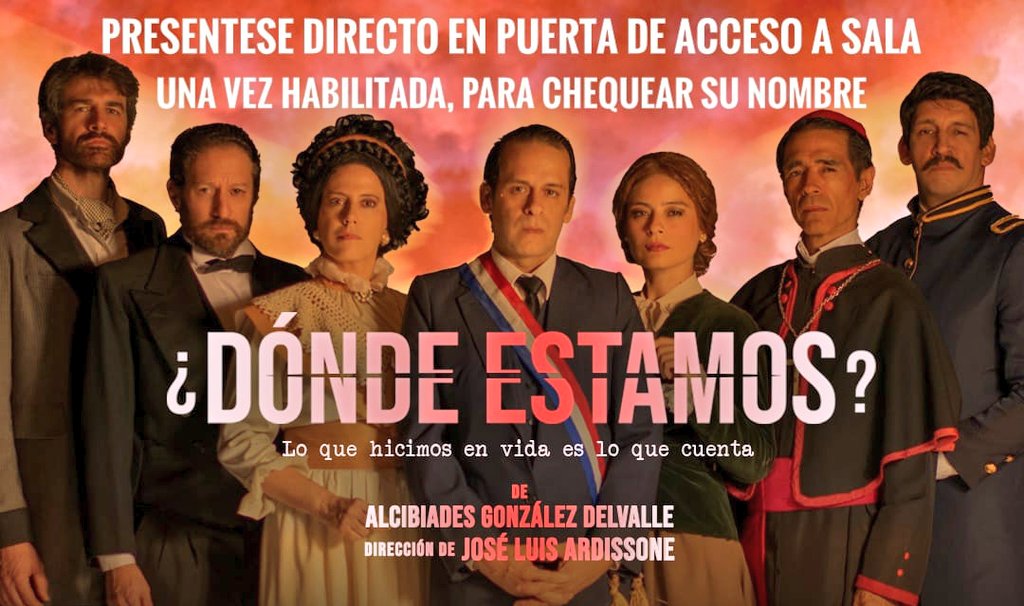 Raulramirezpy's tweet photo. Quienes no conocen su historia están condenados a repetirlo. Excelente obra "¿Dónde estamos?". Un paseo por nuestra pasado con sus principales figuras. Personajes muy bien logrados en un solo acto. Recomendado.
#ARLEQUINPY https://t.co/VNu1bHKufE