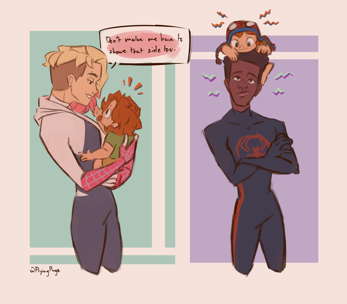 more of mayday w her babysitters bc she loves em all :]
.
.
#spidergwen #MilesMorales #GwenStacy #maydayparker #AcrossTheSpiderVerse
