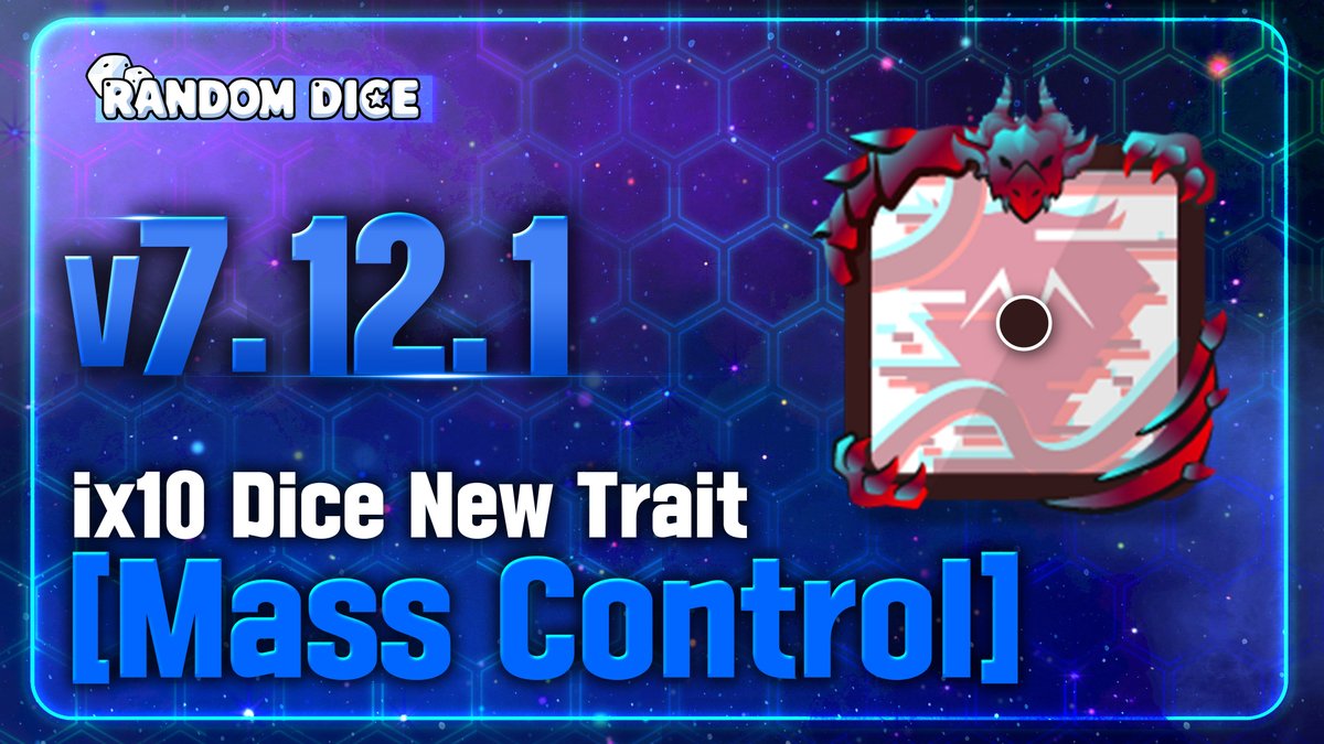 RandomDice_JP's tweet photo. #ランダムダイス  7.12.1アップデート予告！  
① ix10のダイス特性  
②カード鉱��  
③リレーパッケージ 
④ UI改善  
▶️動画視聴(日本語字幕あり) https://t.co/nmwqQJOmGB https://t.co/9gWFmvBvsM