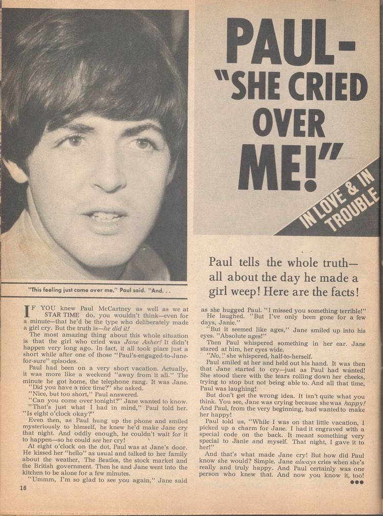 My new favorite thing is random teens magazines articles about Paul McCartney that I’ve found online because why are they just writing fan fiction about his day to day life