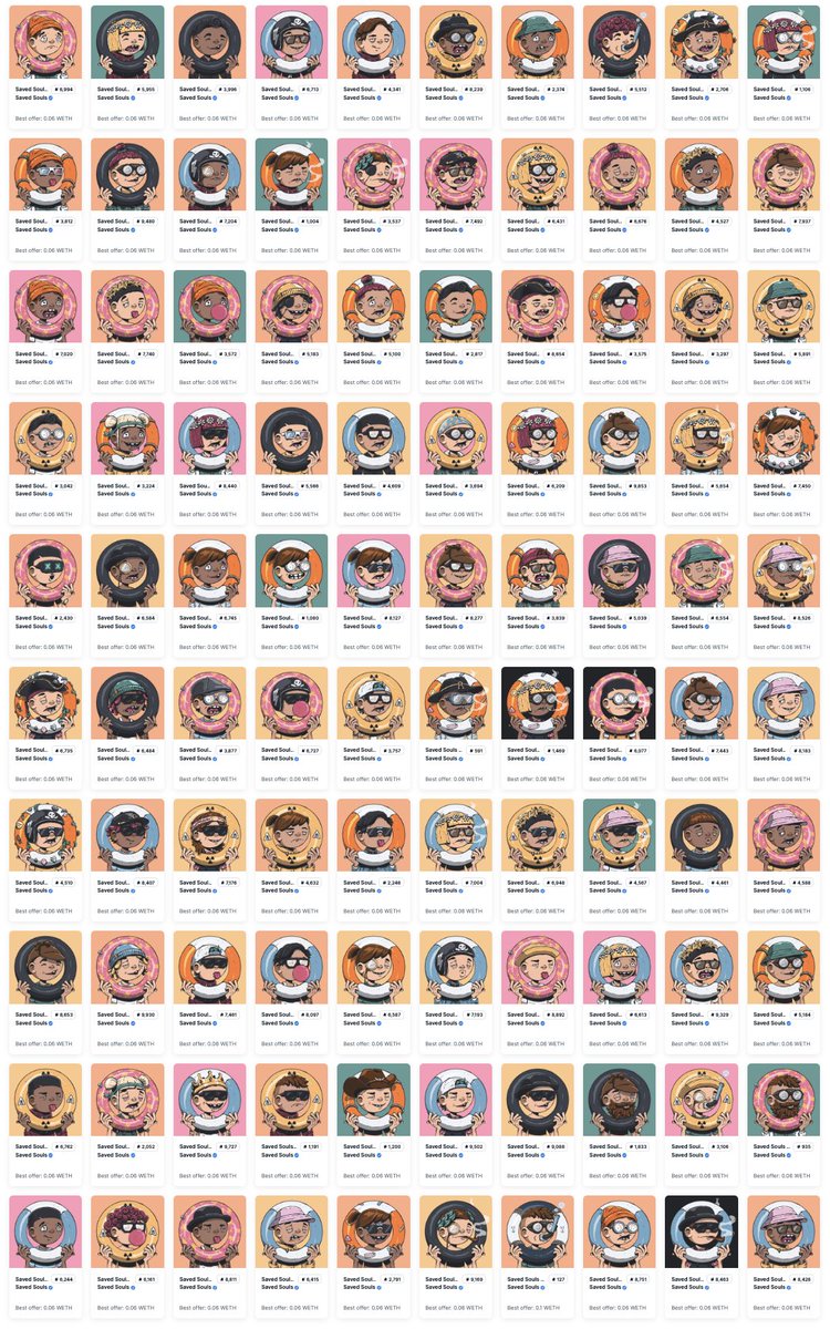 Take a look at my <a href="/SavedSoulsNFT/">🛟 Saved Souls 🛟</a> collection. One of my favorite projects on the market right now. Community is amazing, team is delivering, and there is a bright future ahead in my opinion. I know you have probably seen us around, but I encourage you to hop in the discord🤝🛟