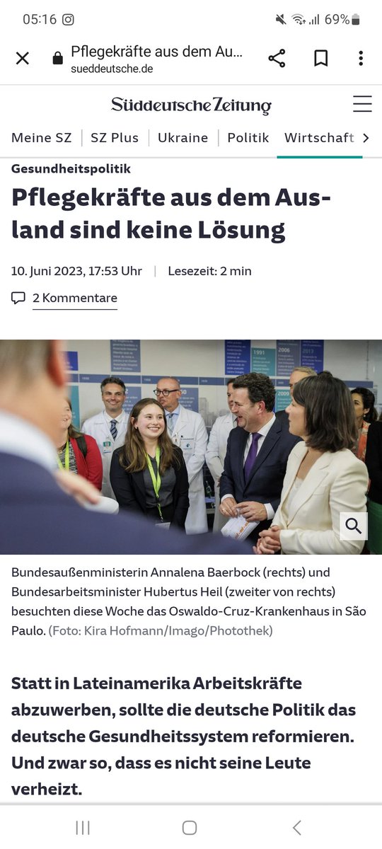 So und nicht anders!
#Pflegebrennt
Fangt erstmal an vor Ort zu verbessern.
Ausländische PK holen um sie dann zu verheizen, wie alle anderen.
Das hält niemanden.