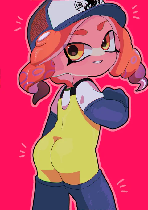 #Splatoon3 バイトウェーダーイエローかわいい!